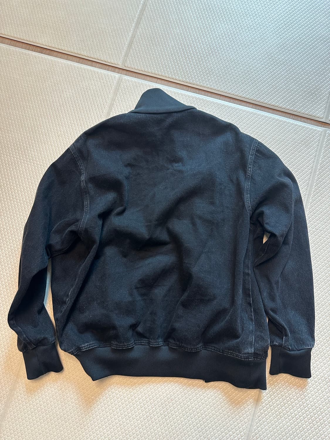 아디다스 져지 파이어버드 트랙탑 트루 블랙 데님 상품이미지4