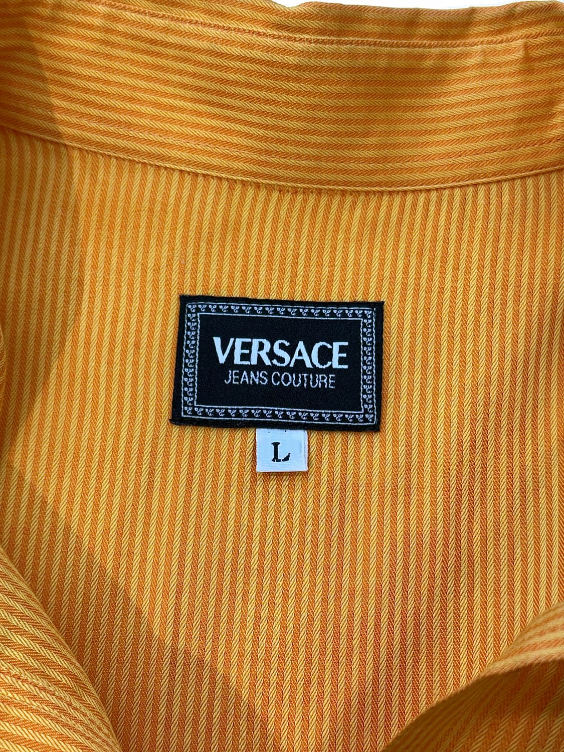 베르사체 진스 꾸뛰르 앰버 스트라이프 버튼 다운 웨스턴 셔츠 상품이미지7