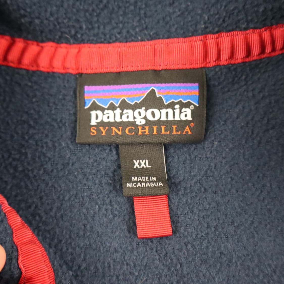  10s 파타고니아 신칠라 스냅티 풀오버 네이비/블루 상품이미지5