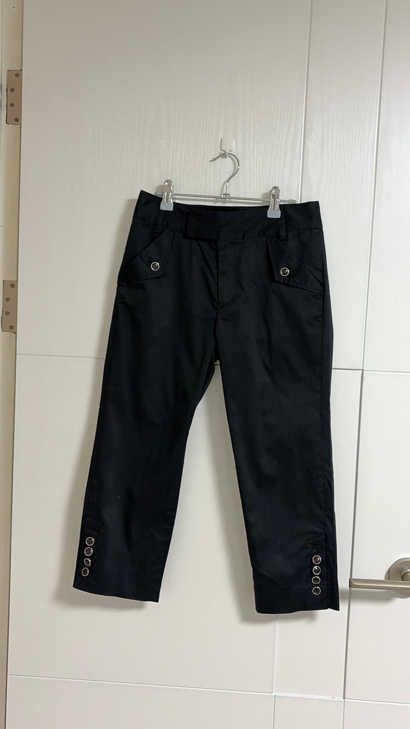  일본편집샵 GARCON 블랙 7부 카프리팬츠26 상품이미지5