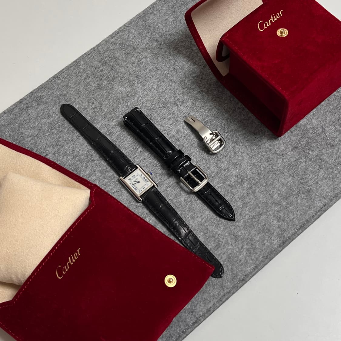 까르띠에 빈티지 탱크 머스트 시계 상품이미지4