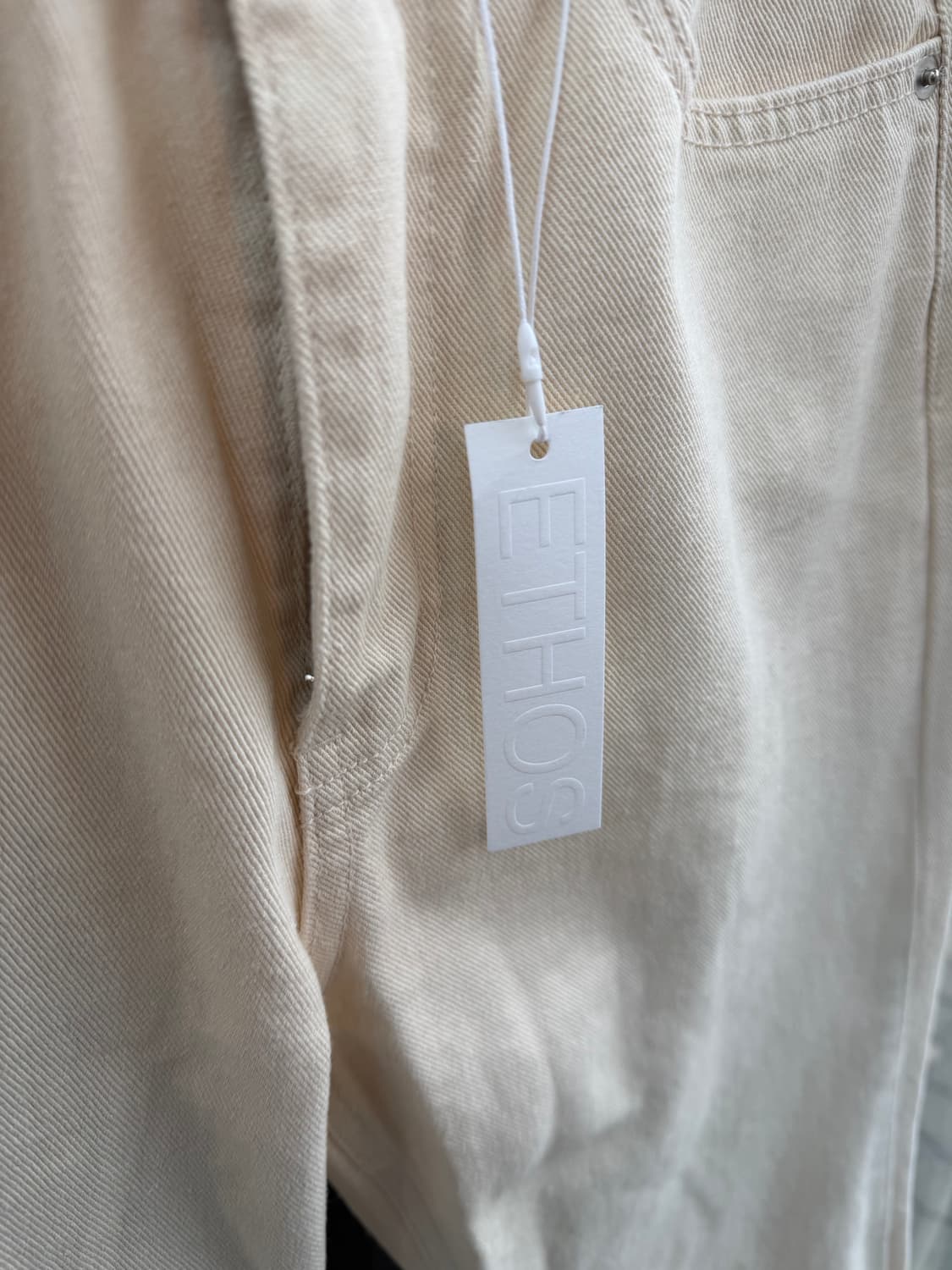 S/ 에토스 스트레이트 핏 데님 팬츠(새상품) 상품이미지5