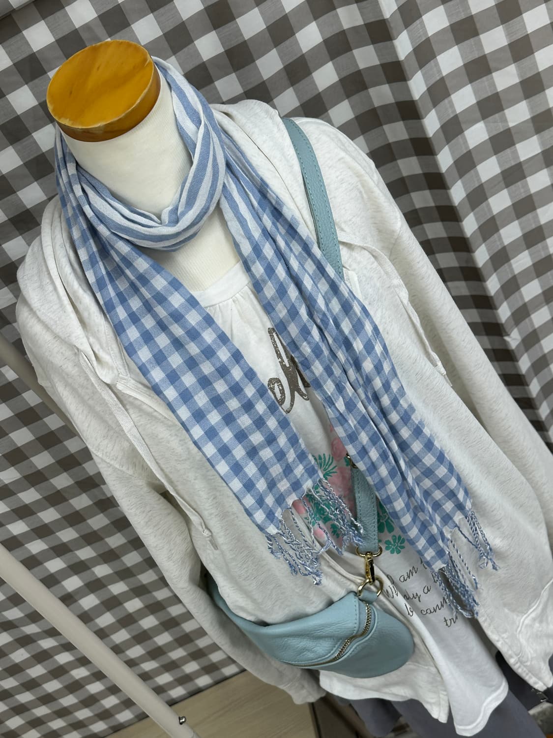 🪺스즈코의 괴짜룩 코디세트🪺 모리걸 그런지 머플러 후드집업 레이어드 상품이미지4