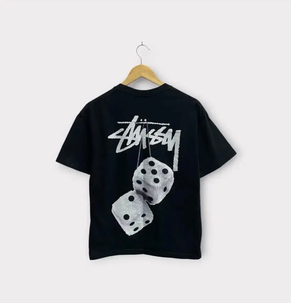 스투시 Stussy 라운드 블랙티 M 상품이미지1