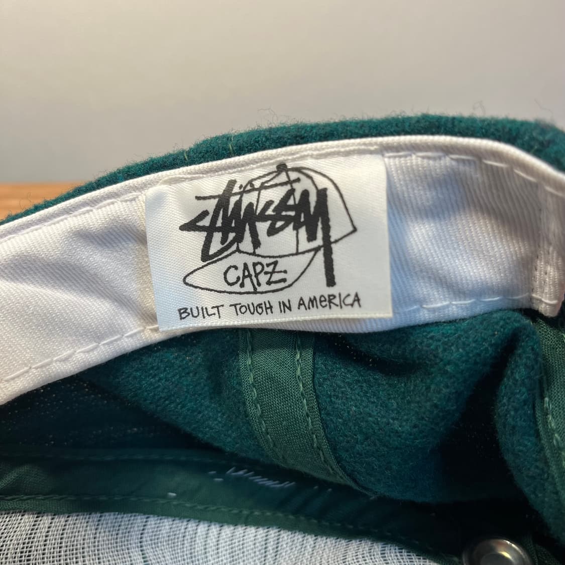 90s 빈티지 올드 스투시 s로고 울 캡 모자 상품이미지3