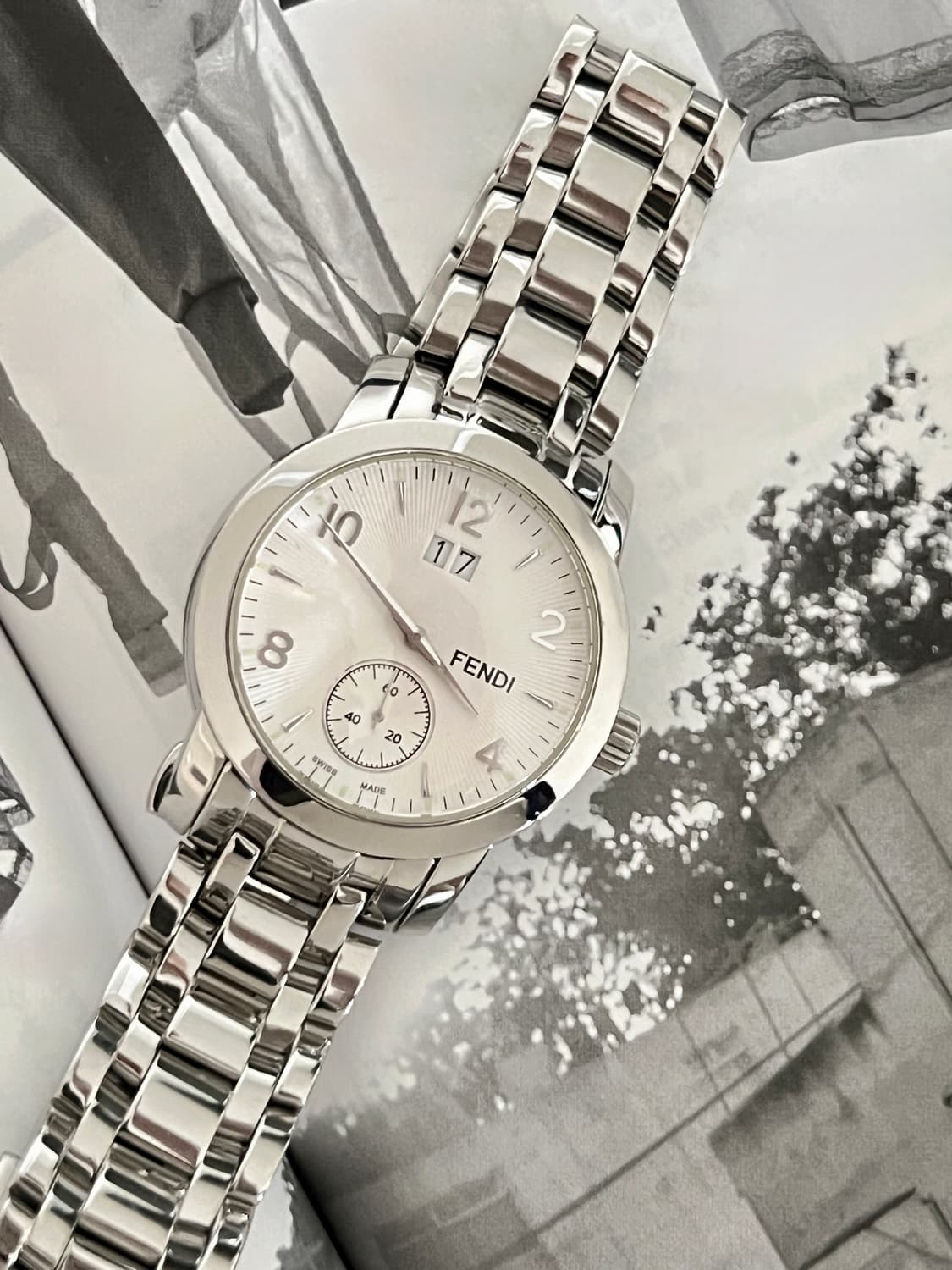 FENDI 펜디 데이트 스몰세컨드 스틸 남성 시계 상품이미지2
