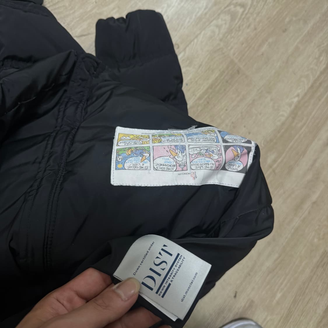 몽클레어 프리미엄 시그니처 와펜 구스다운 롱패딩 XS/85 상품이미지6