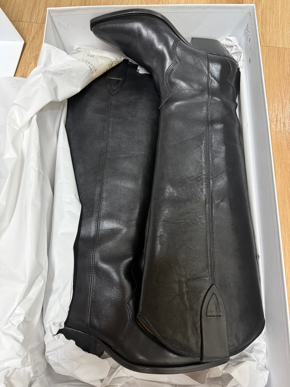 이자벨마랑 덴비 가죽 롱부츠 상품이미지2