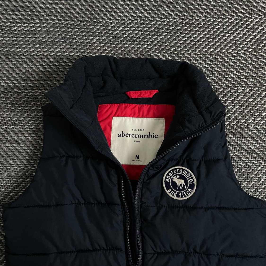 아베크롬비 y2k 빈티지 크롭 다운 베스트y 3002 상품이미지5