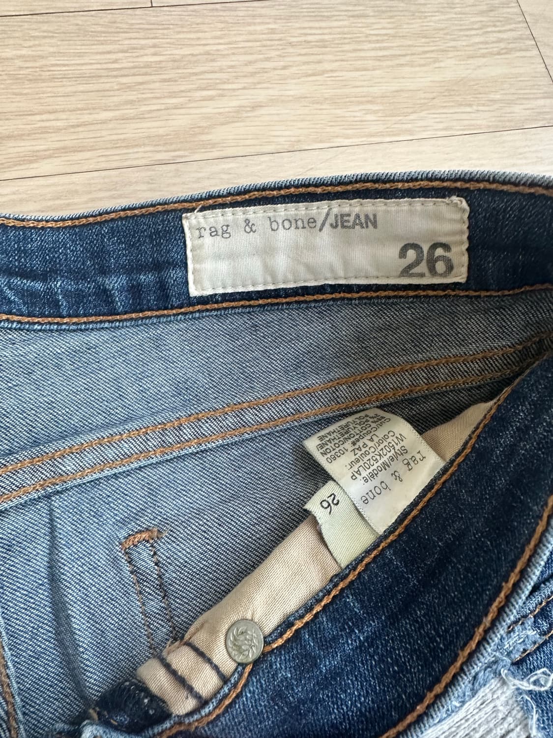 랙앤본 26사이즈 스키니진 데님 팬츠 청바지 상품이미지2