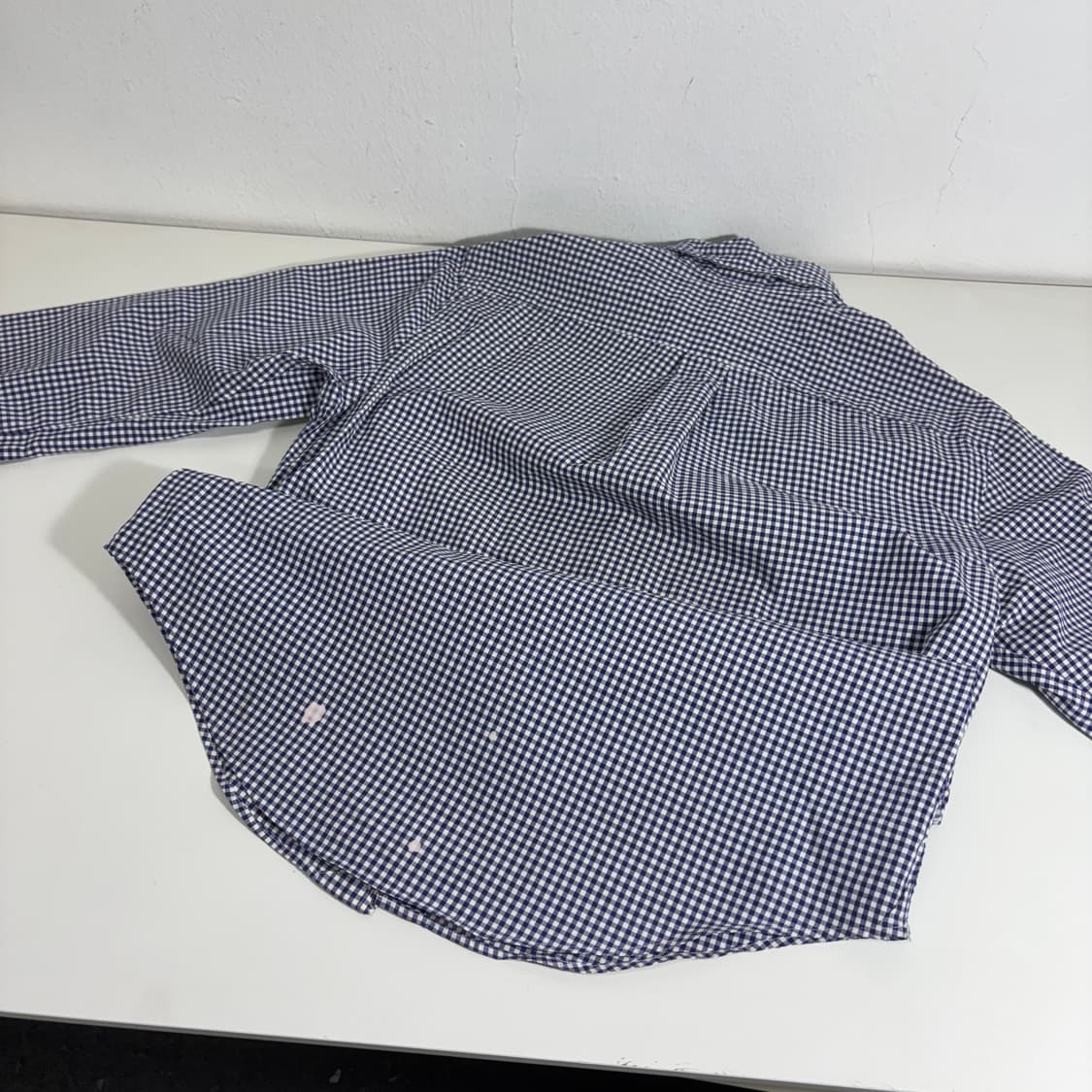 90 S 폴로랄프로렌 네이비 기본로고 체크셔츠 남방 상품이미지4