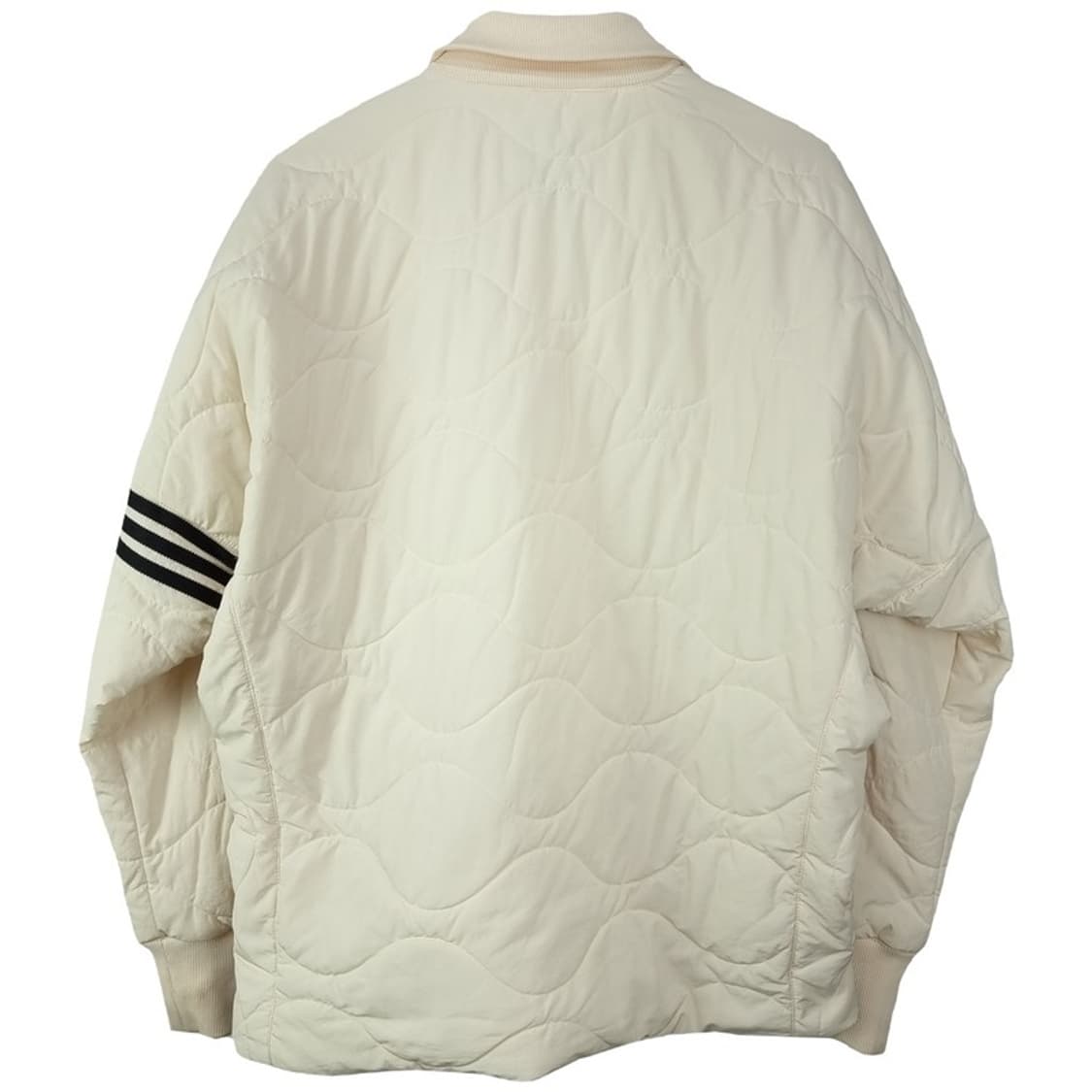 [아디다스] 불꽃 로고 자수 퀼팅 퀄팅 자켓 아이보리 M19727 상품이미지3