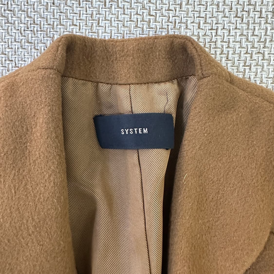 82-94-160 한섬시스템 울 코트 0327D 상품이미지3