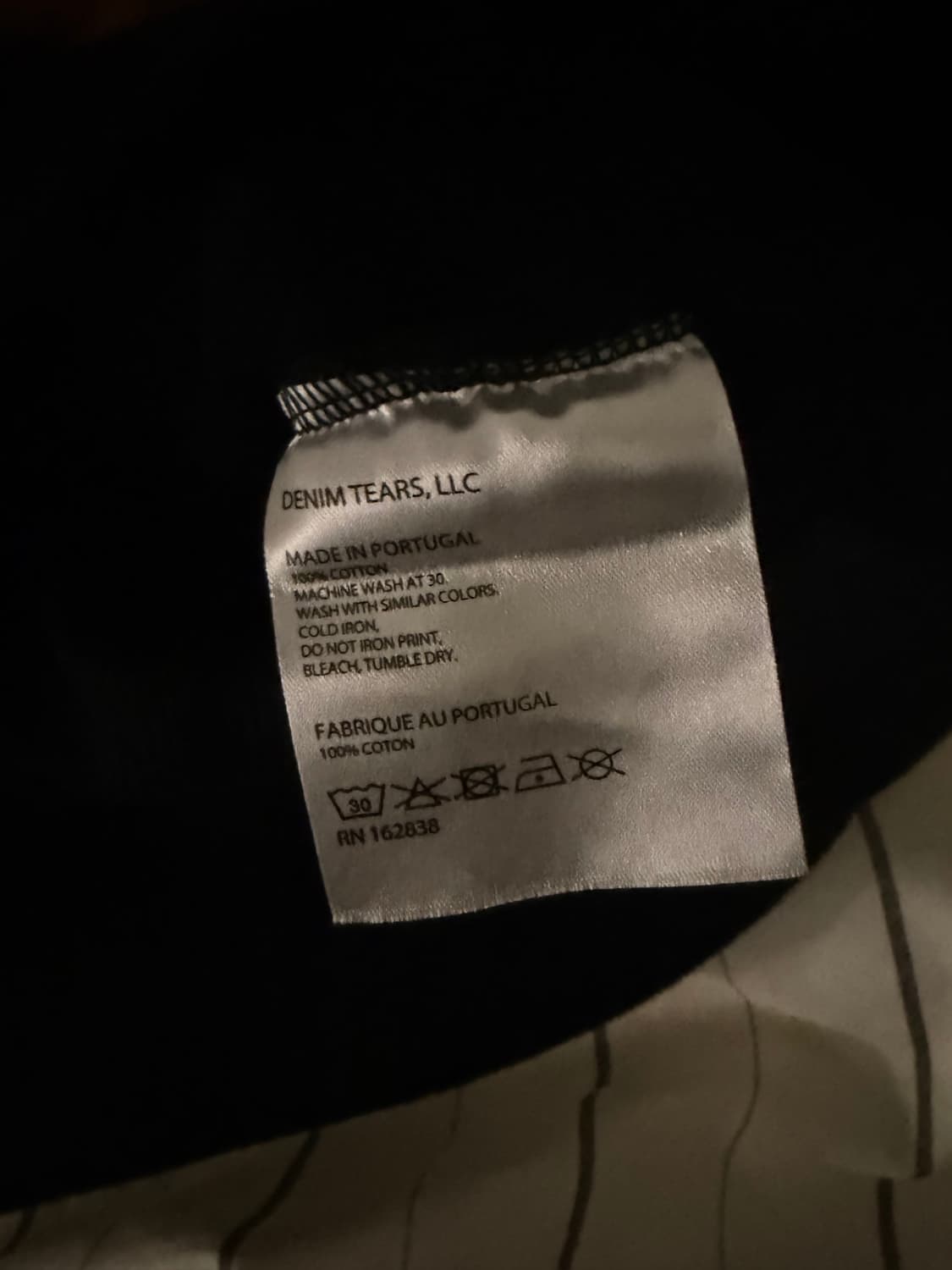 데님티어스 후드티 블랙 XL 상품이미지4