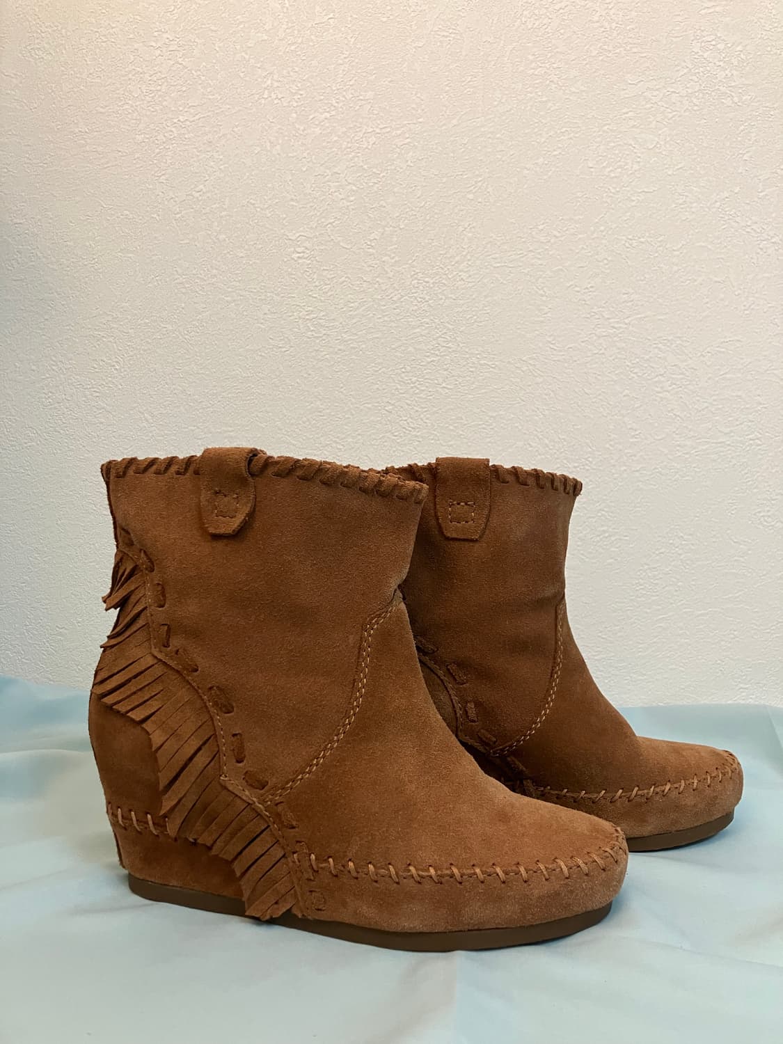 아쉬 ash 스웨이드부츠 웨지힐부츠 y2k 상품이미지4