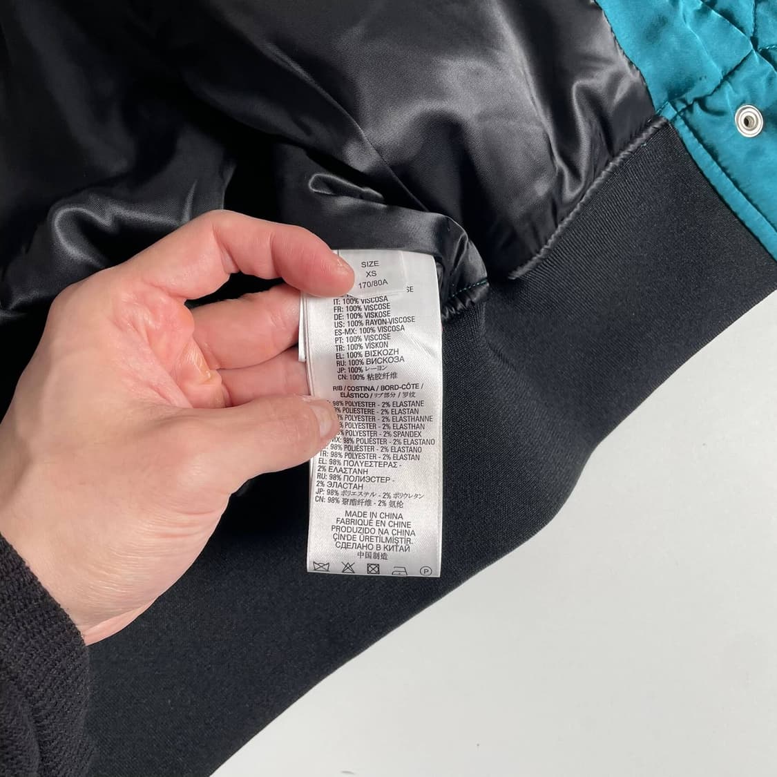 디젤 사틴 셔링 봄버 상품이미지10