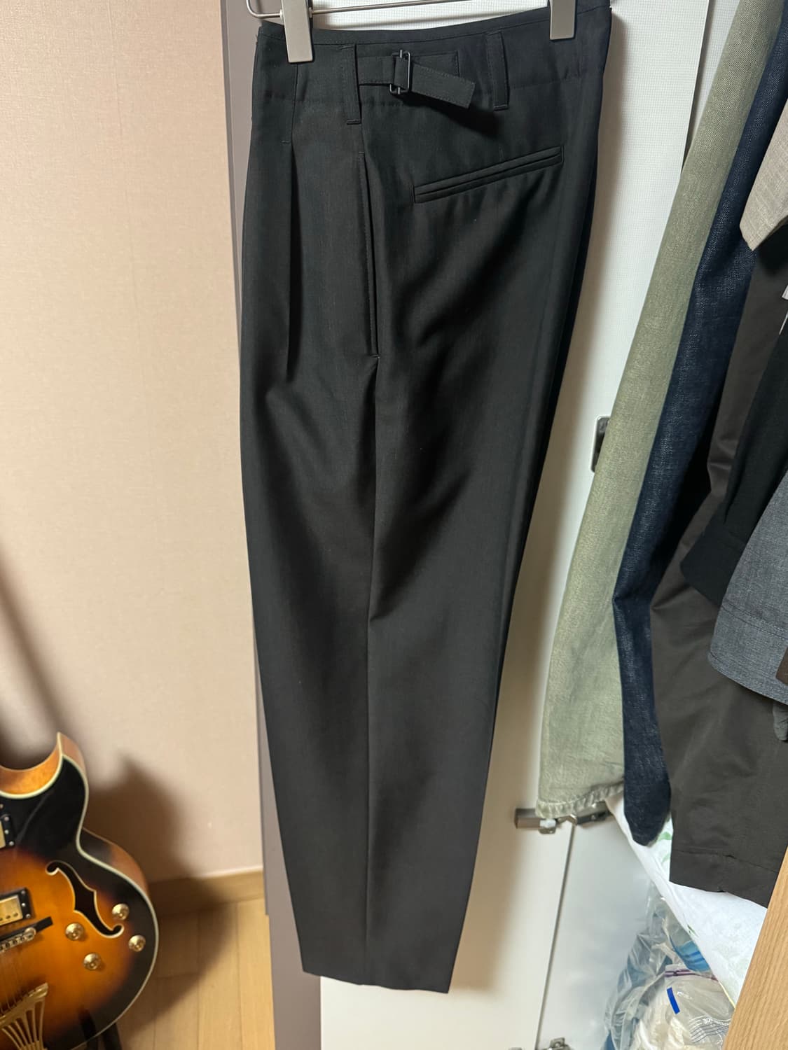 [46]르메르 트로피컬 울 플리츠 팬츠 다크 에스프레소 상품이미지8