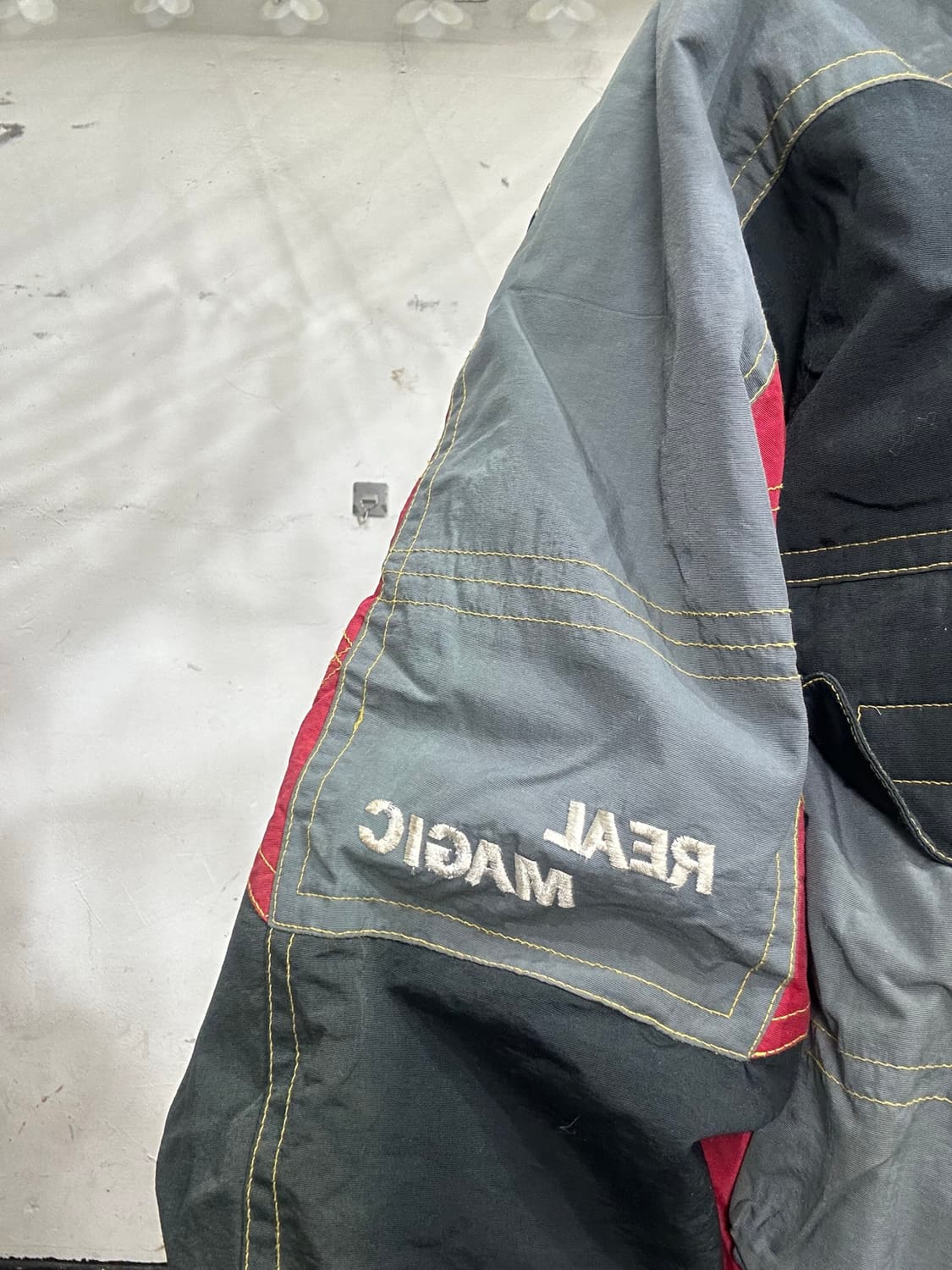 90s 일본 빈티지 블랙 올드스쿨 스키 점퍼 보드 파카 자켓 M 상품이미지4
