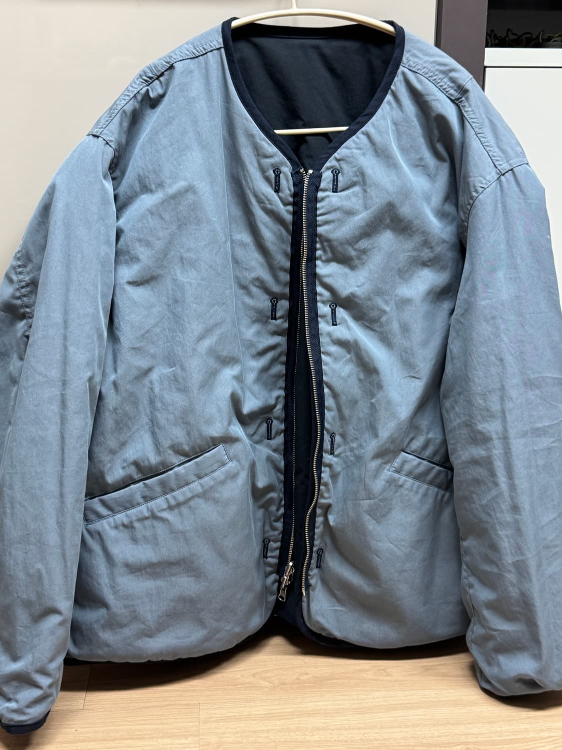 히즈핸더 리버서블 라이너 자켓 네이비 3사이즈 상품이미지3