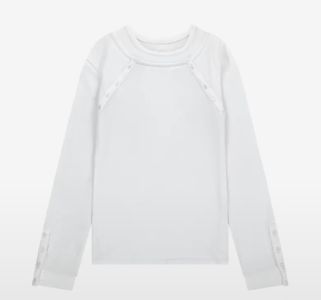 아캄 Layered Long Sleeve (White) 상품이미지1