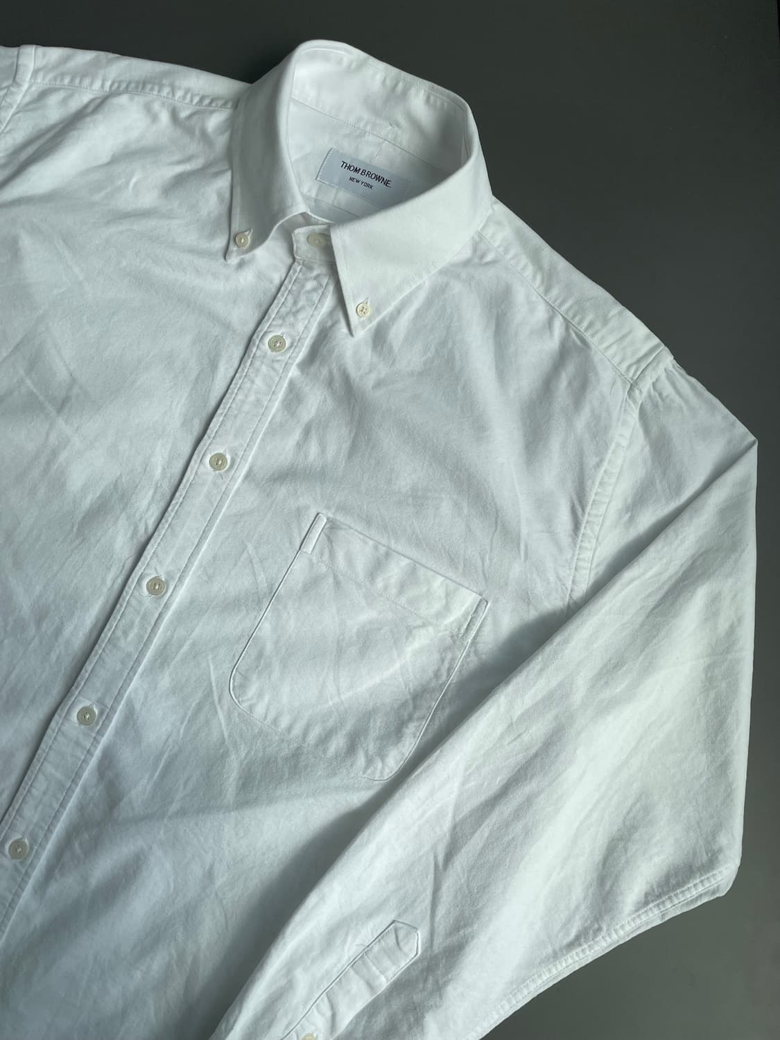 [3] 톰브라운 남성 히든 삼선 포플린 셔츠 상품이미지4