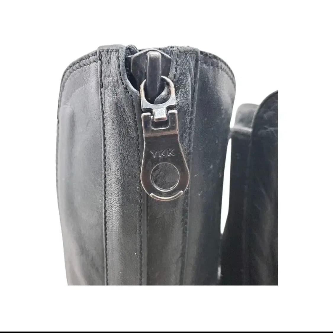 요지 야마모토 느와르 레더 첼시 부츠 상품이미지6