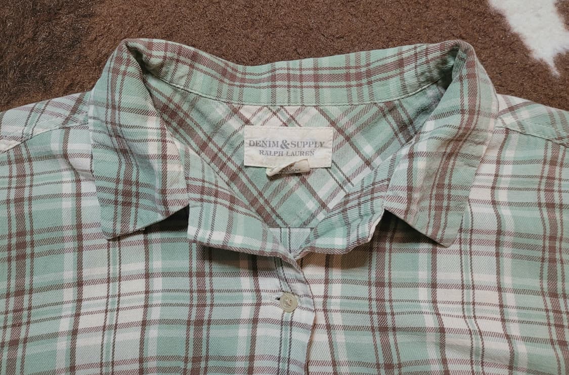 폴로 데님앤서플라이 여성용 체크 남방(S) 상품이미지2