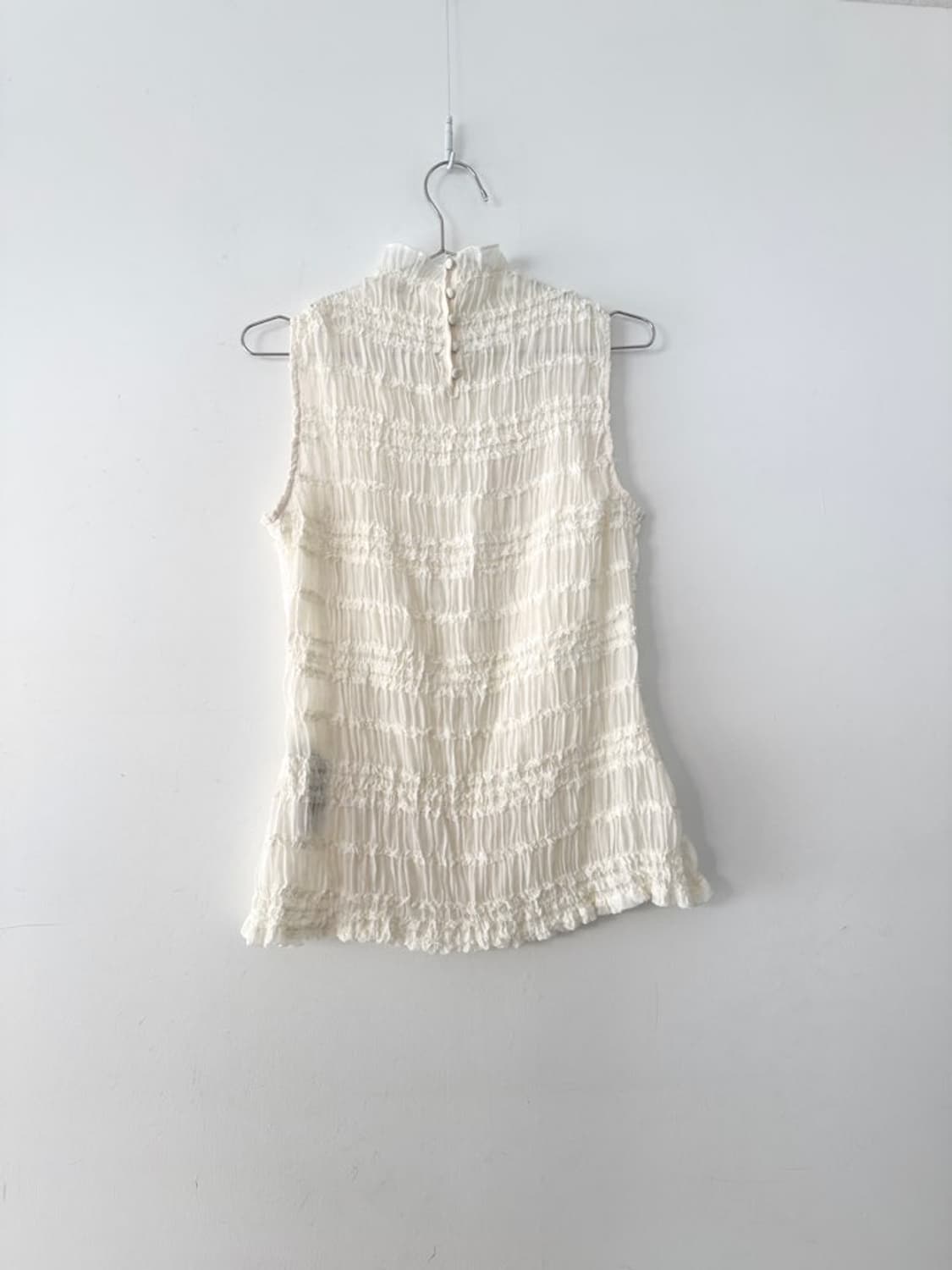 GHOSPELL milk shirring sleeveless 상품이미지3