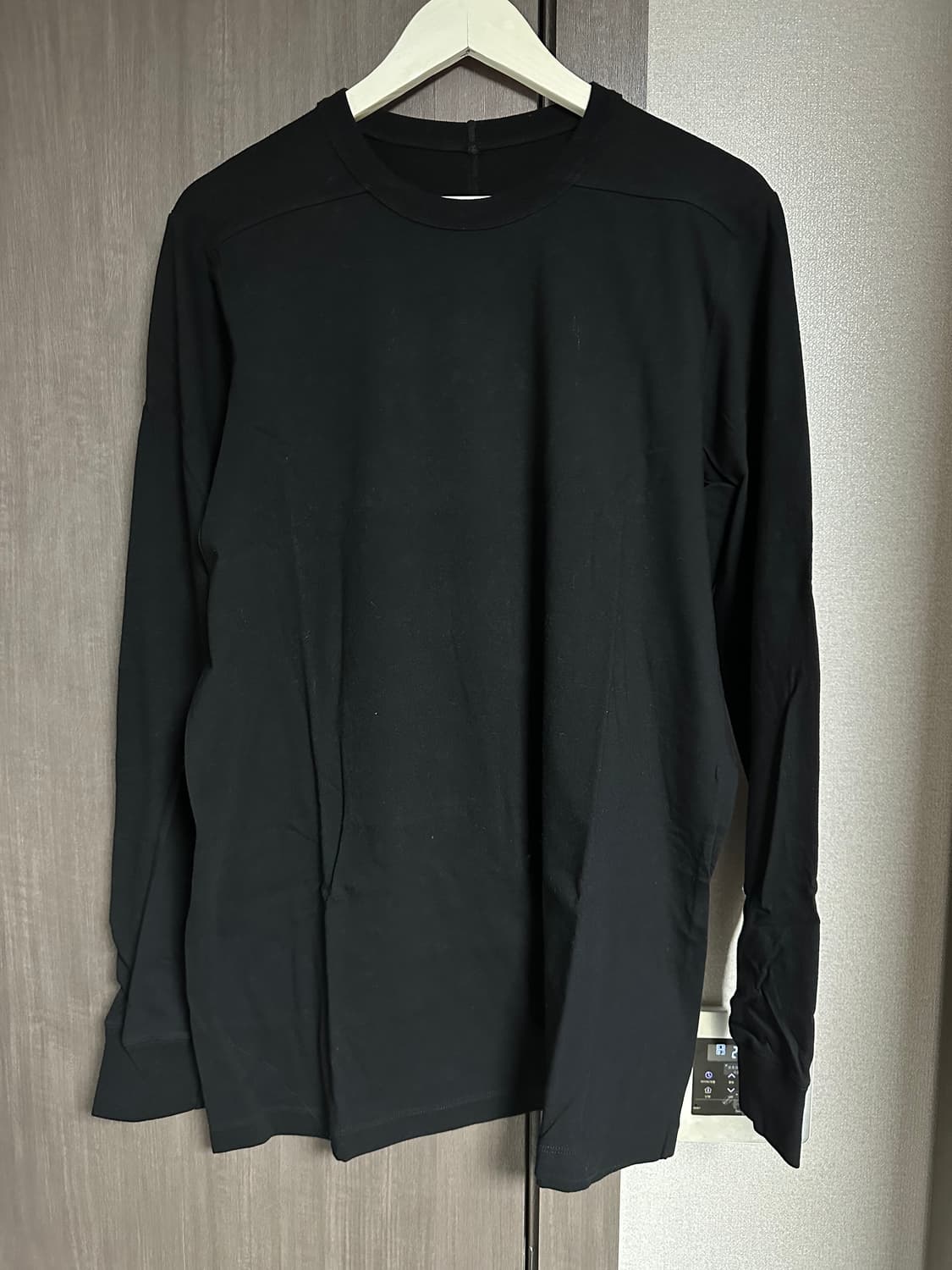 릭오웬스 남성 블랙 롱슬리브 XXL 상품이미지1