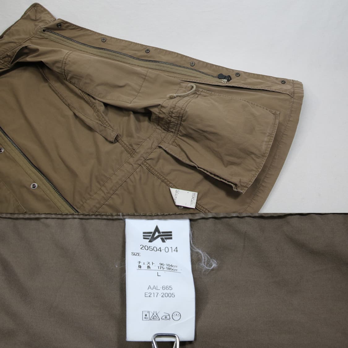 (착용컷) 알파 인더스트리 M-65 필드 자켓 (남성용 100) 상품이미지9