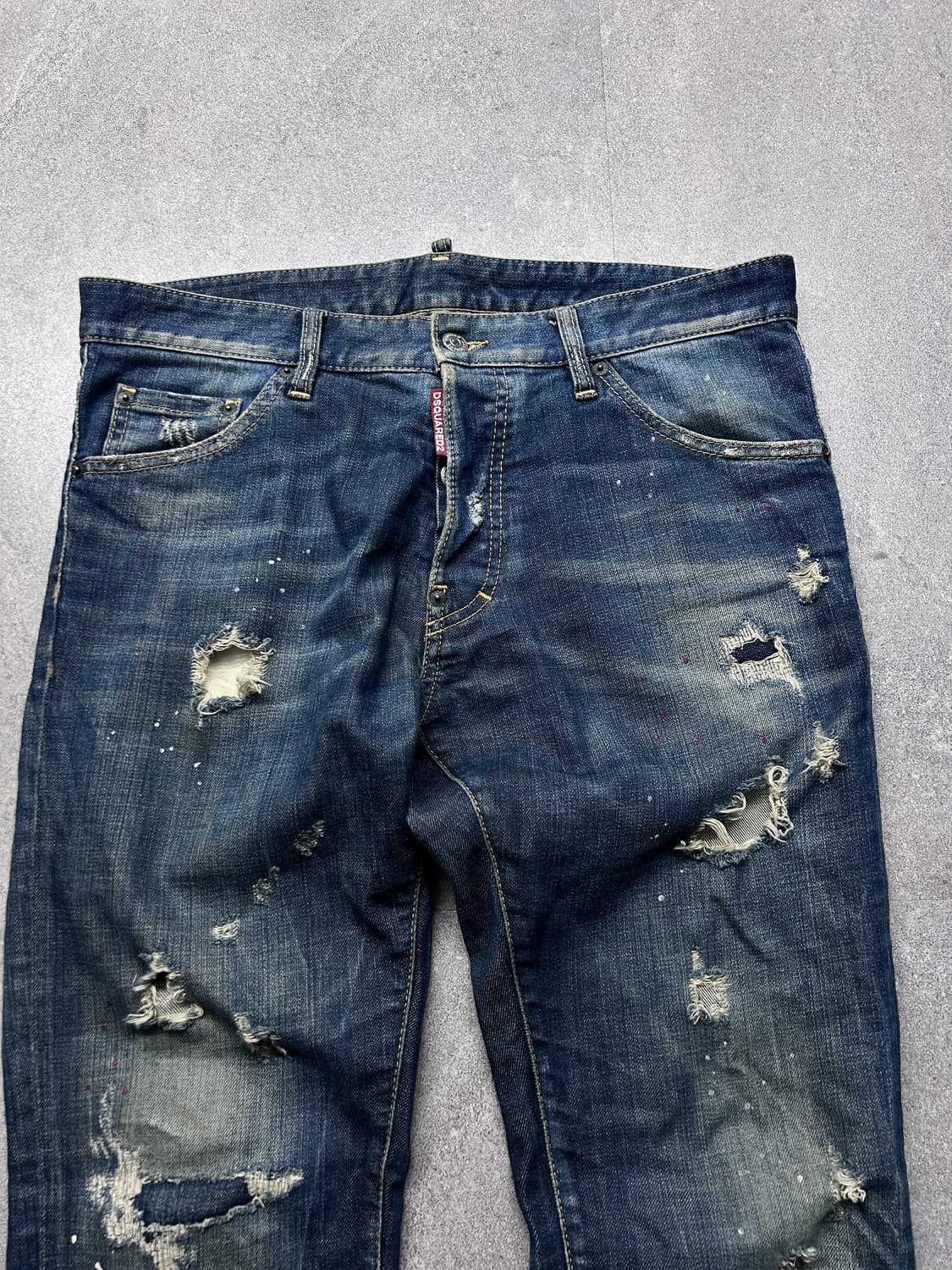 디스퀘어드2 슬림 디스트레스드 데님 팬츠 상품이미지4