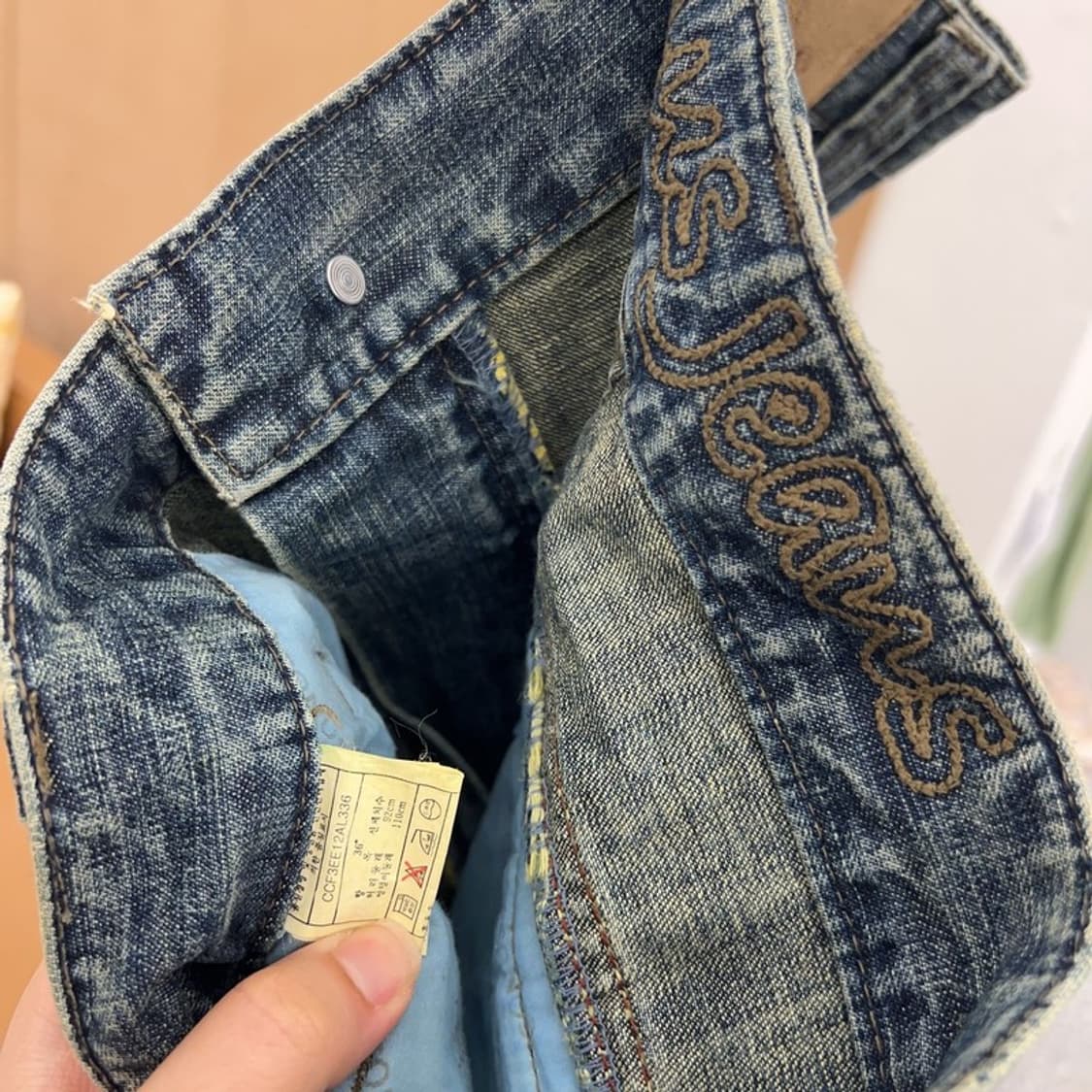 빈티지 카고팬츠 데님팬츠 청바지 36인치 C05294  상품이미지4