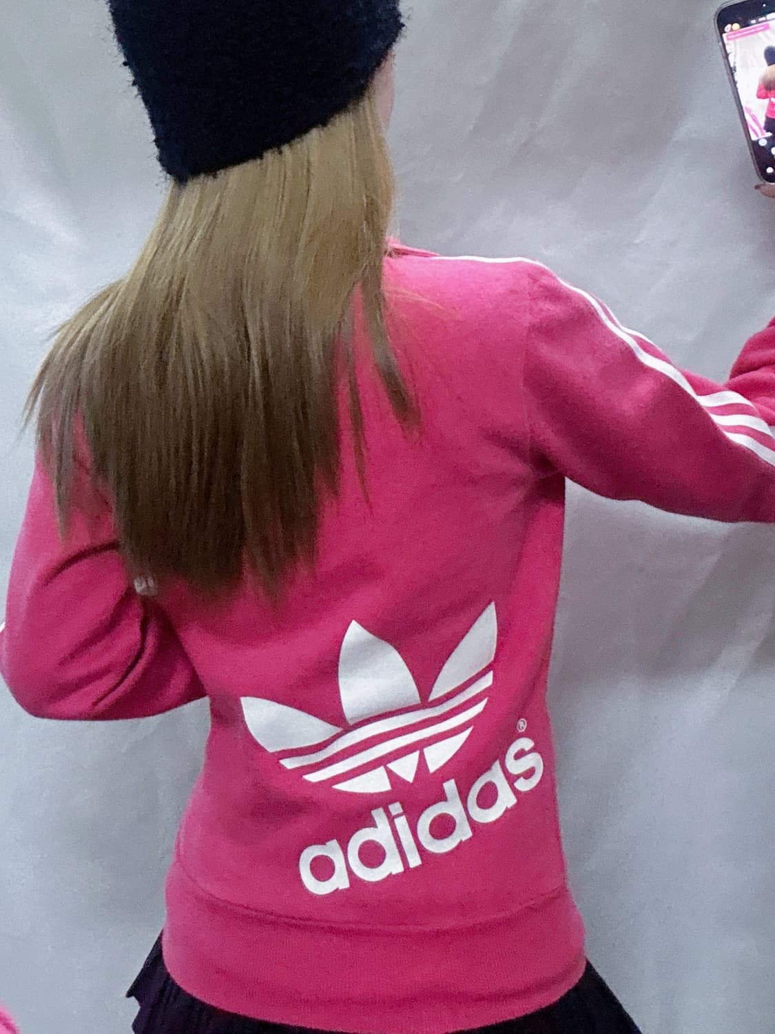 아디다스 베이비핑크 빅로고 트랙탑  상품이미지3