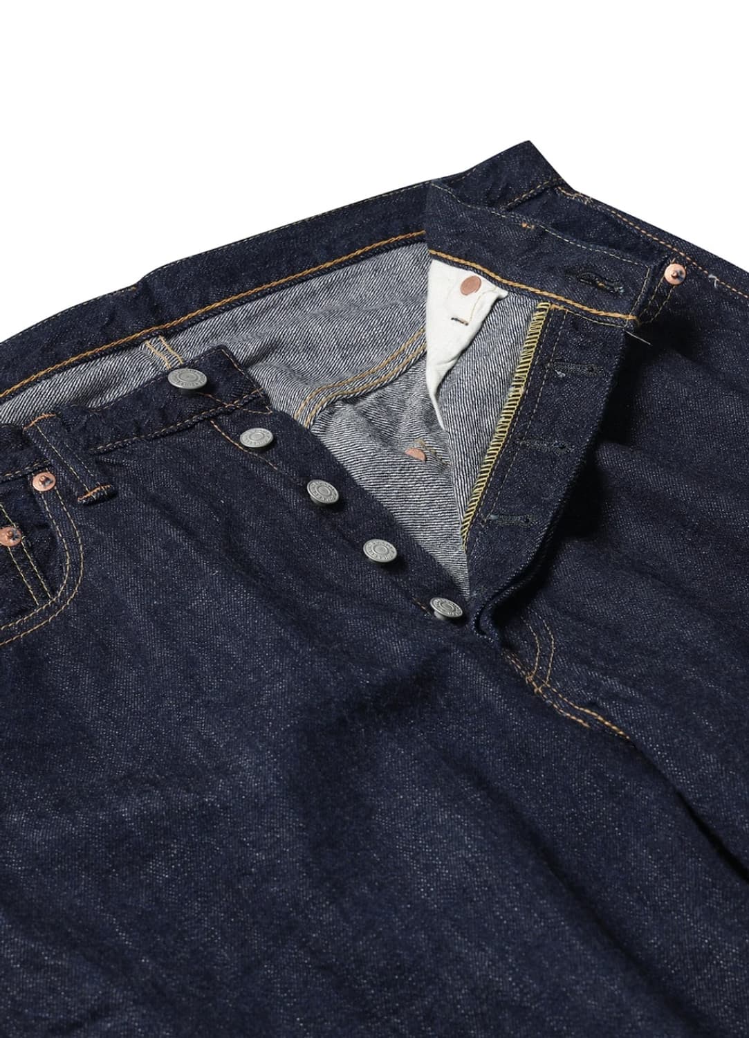 [32]풀카운트 와이드 데님 0105SS 원 워시 인디고 블루 새상품  상품이미지3