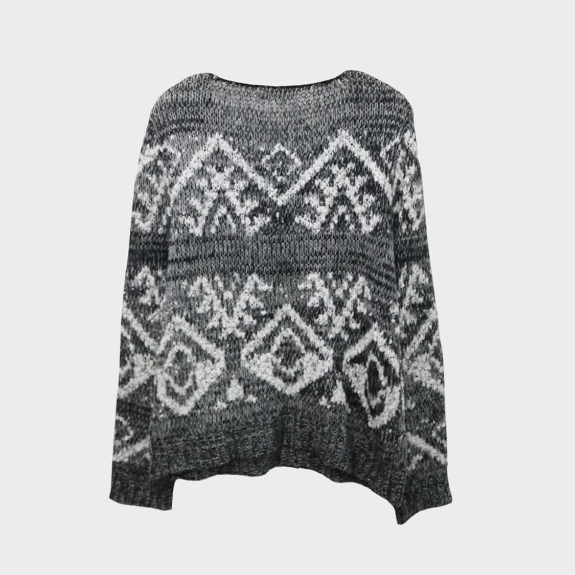 BOU JELOUD 부클 패턴 가디건 61236 상품이미지2