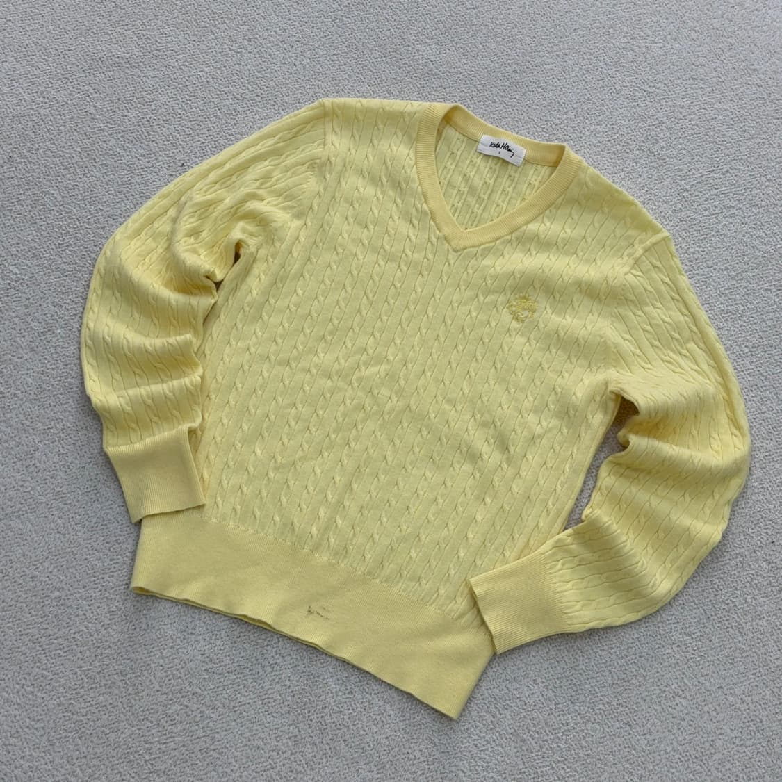 S 키스해링 케이블 긴팔 니트 0427E 상품이미지1