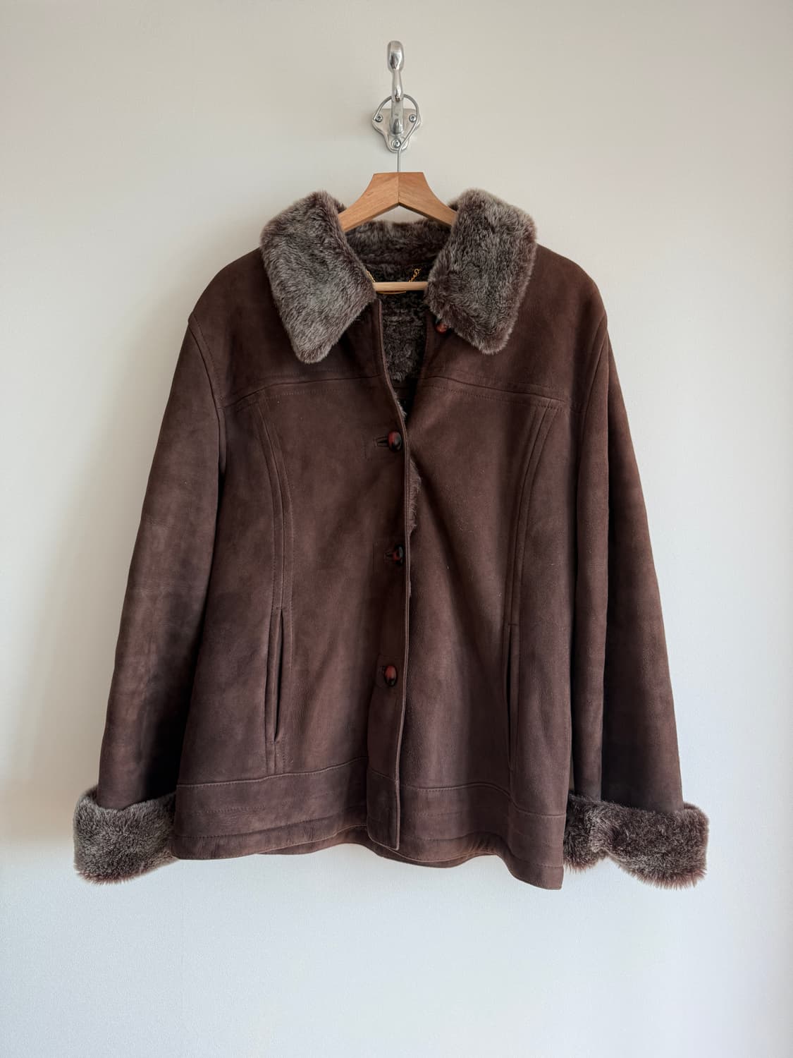 uva 진도 리얼 램스킨퍼 무스탕 상품이미지1