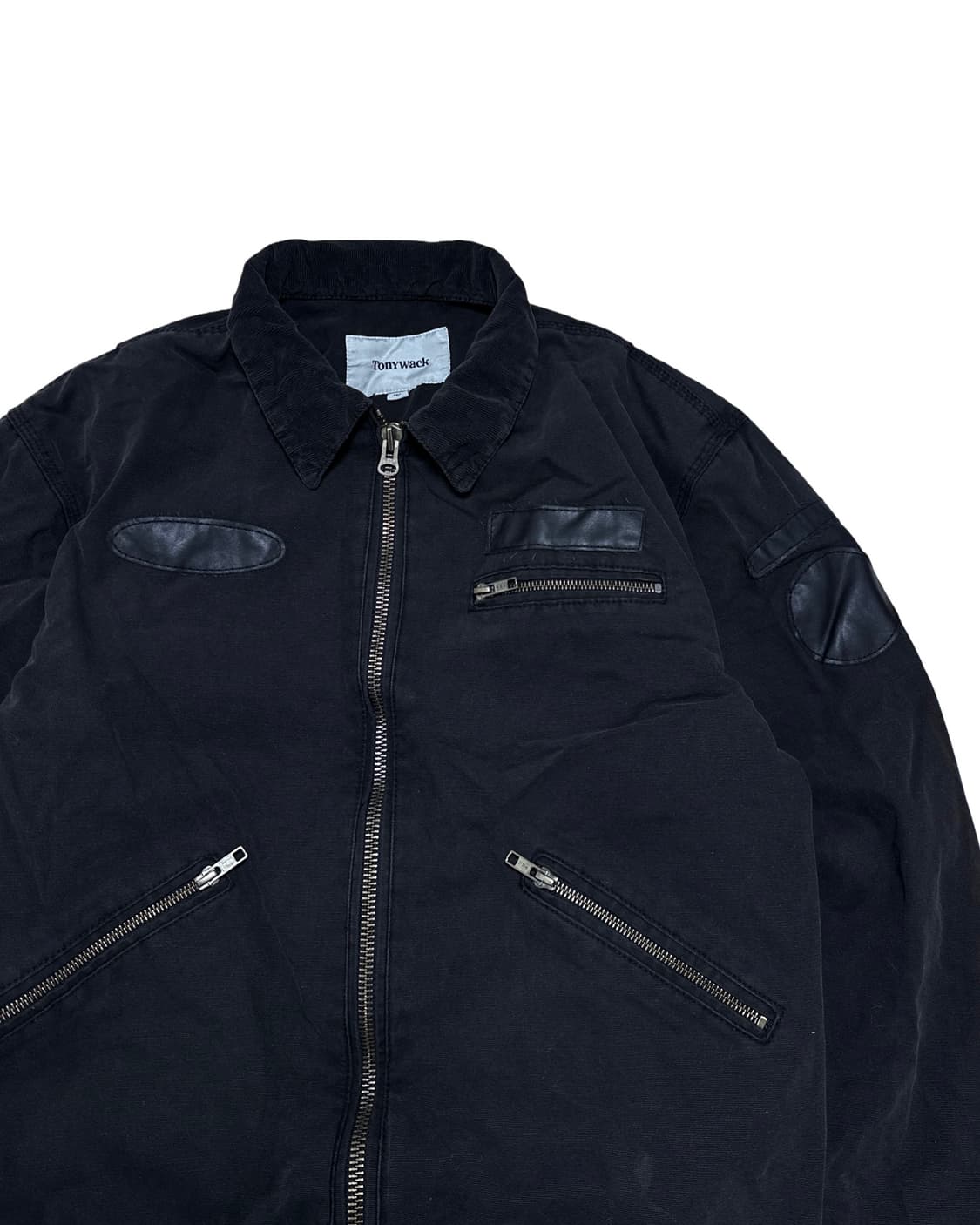 토니웩 코듀로이 블랙 워크자켓 상품이미지2