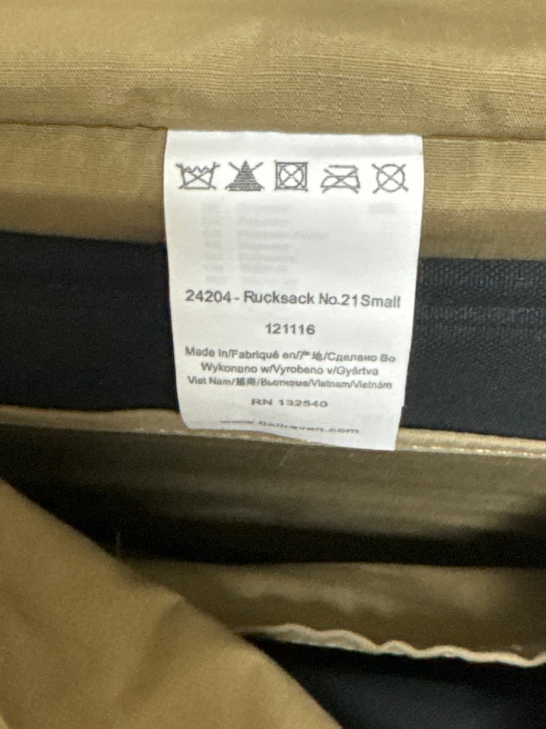 피엘라벤 칸켄 G-1000 백팩 (Rucksack No.21 Small) 상품이미지2