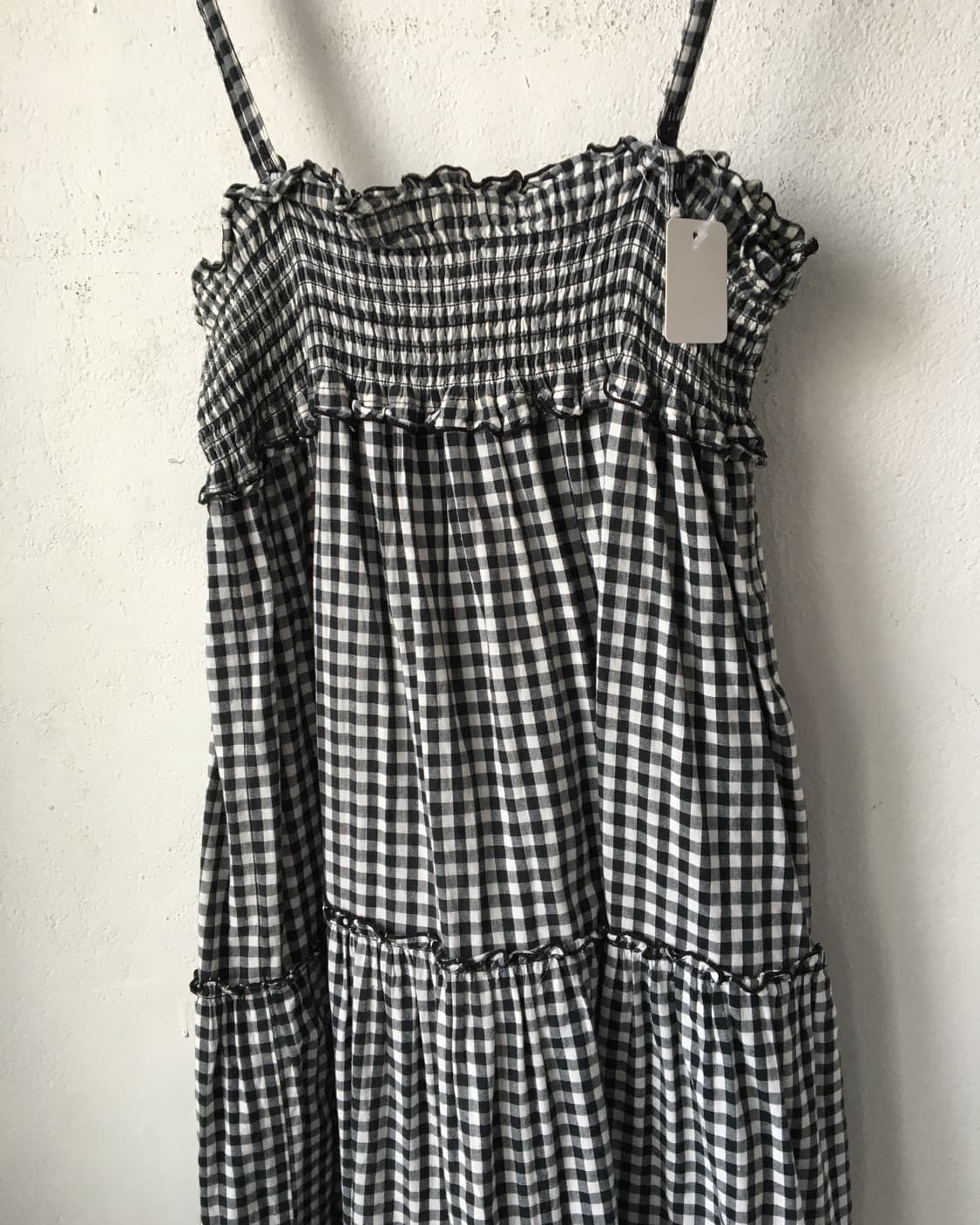 Check pattern sleeveless onepieece 상품이미지3