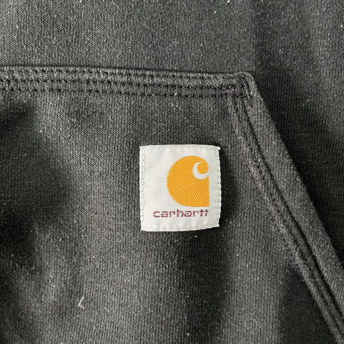 105 칼하트 사이드라인 블랙 후드티 상품이미지3