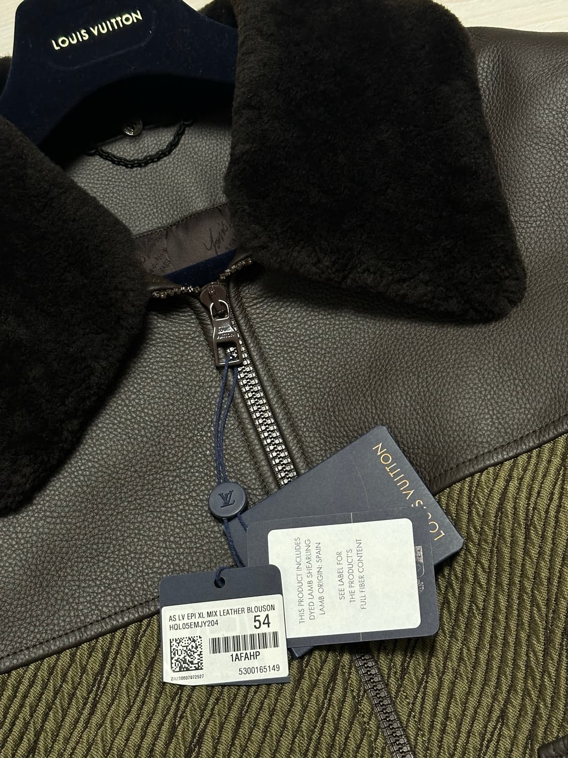 루이비통 타이가 믹스 레더 블루종 54(105-110) 국내판 상품이미지4