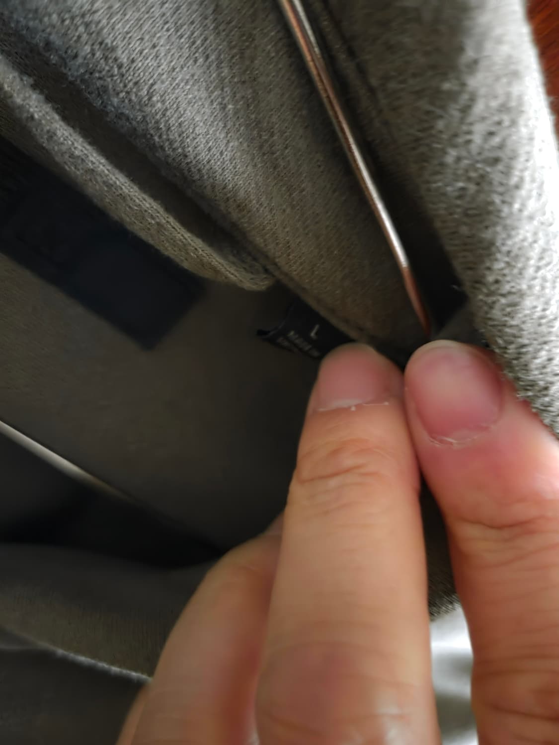 유니클로 L사이즈 카키색 프렌치 워크 자켓 상품이미지5