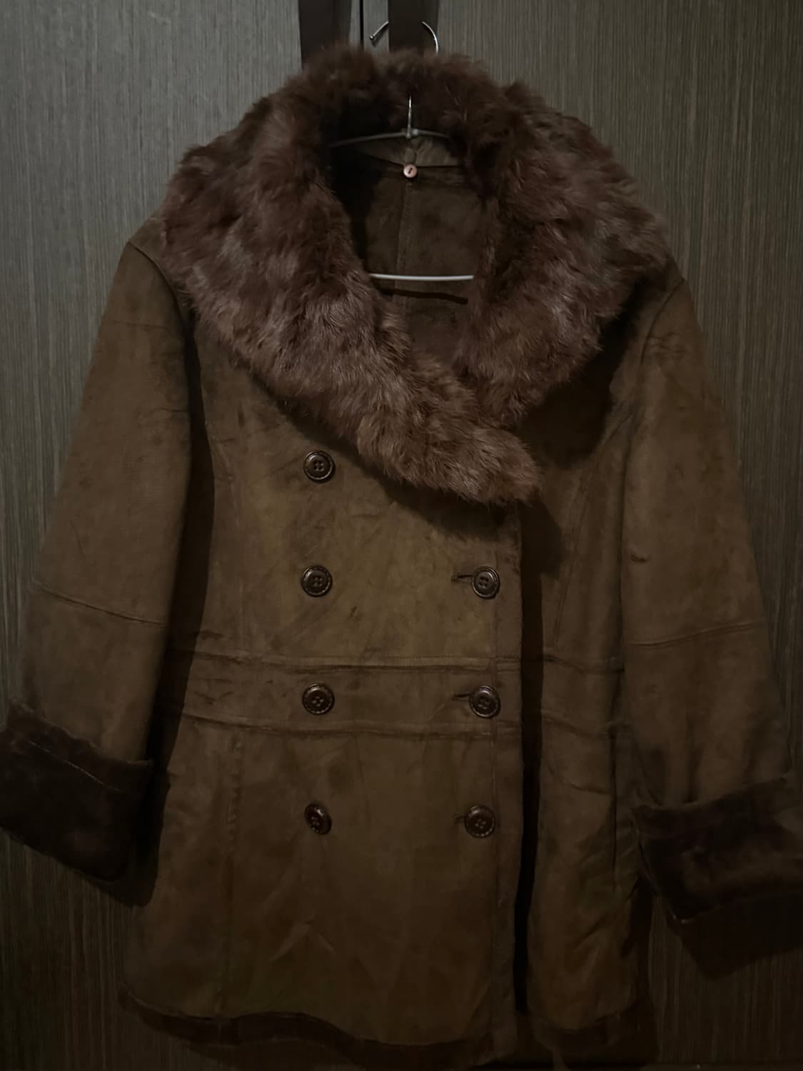 브라운 퍼자켓 상품이미지2