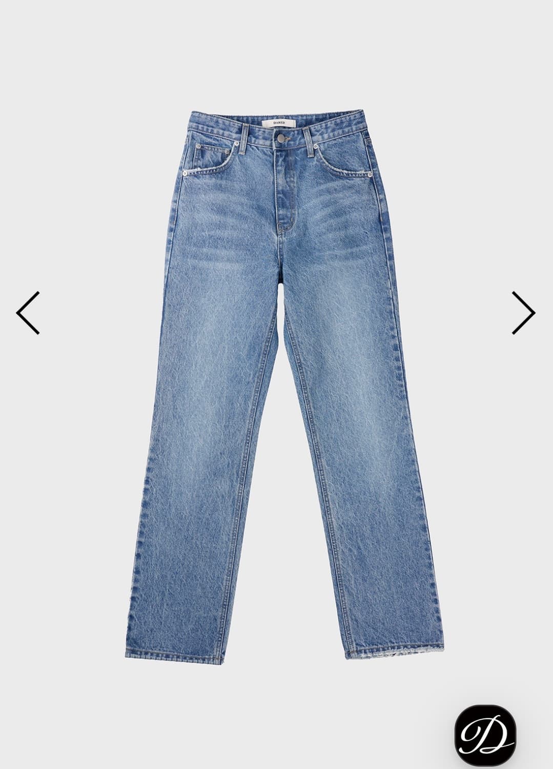 새상품) DAMAGE WASHED STRAIGHT JEANS 상품이미지2