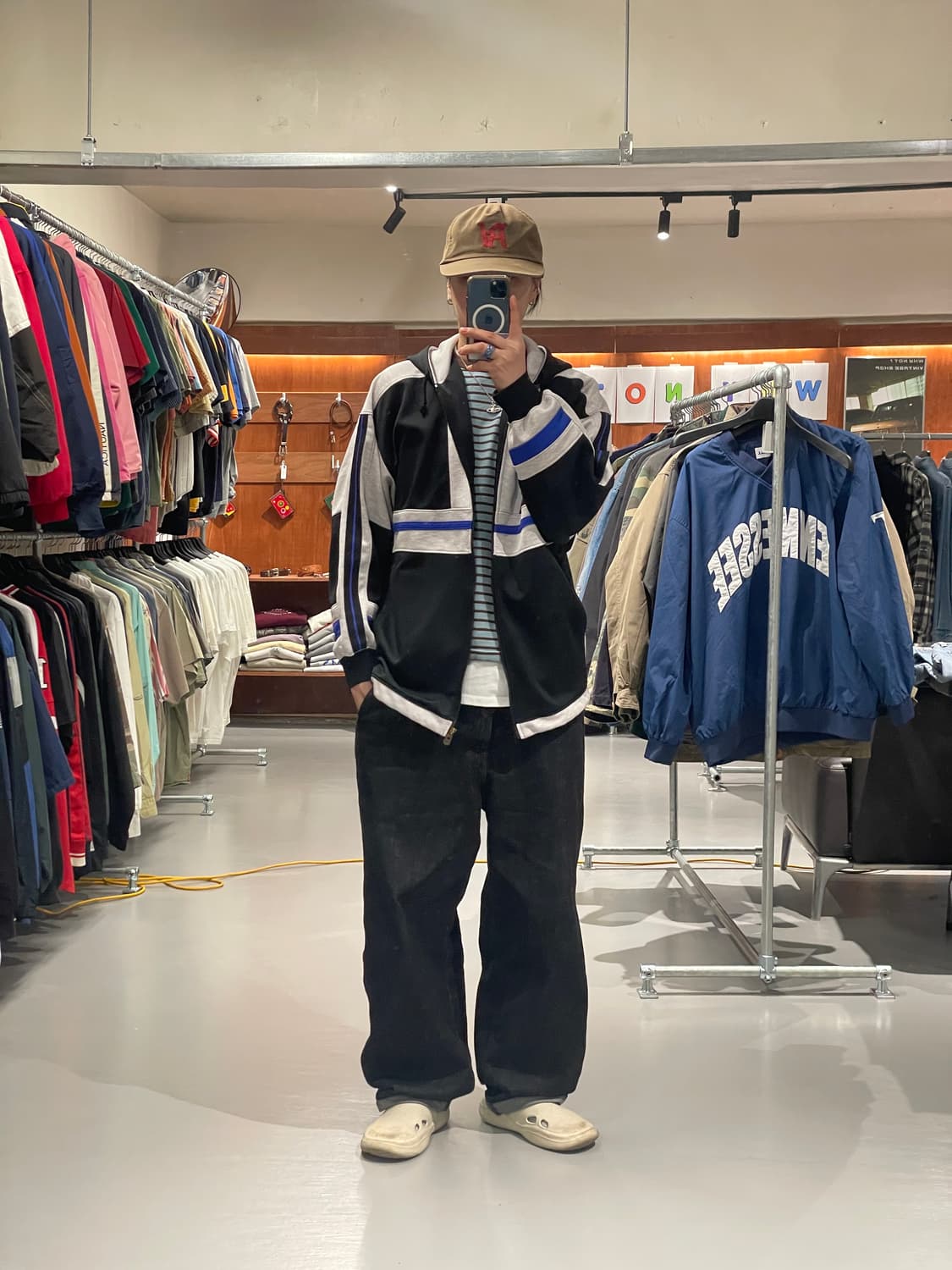 Kappa 올드스쿨 후드 집업 상품이미지2