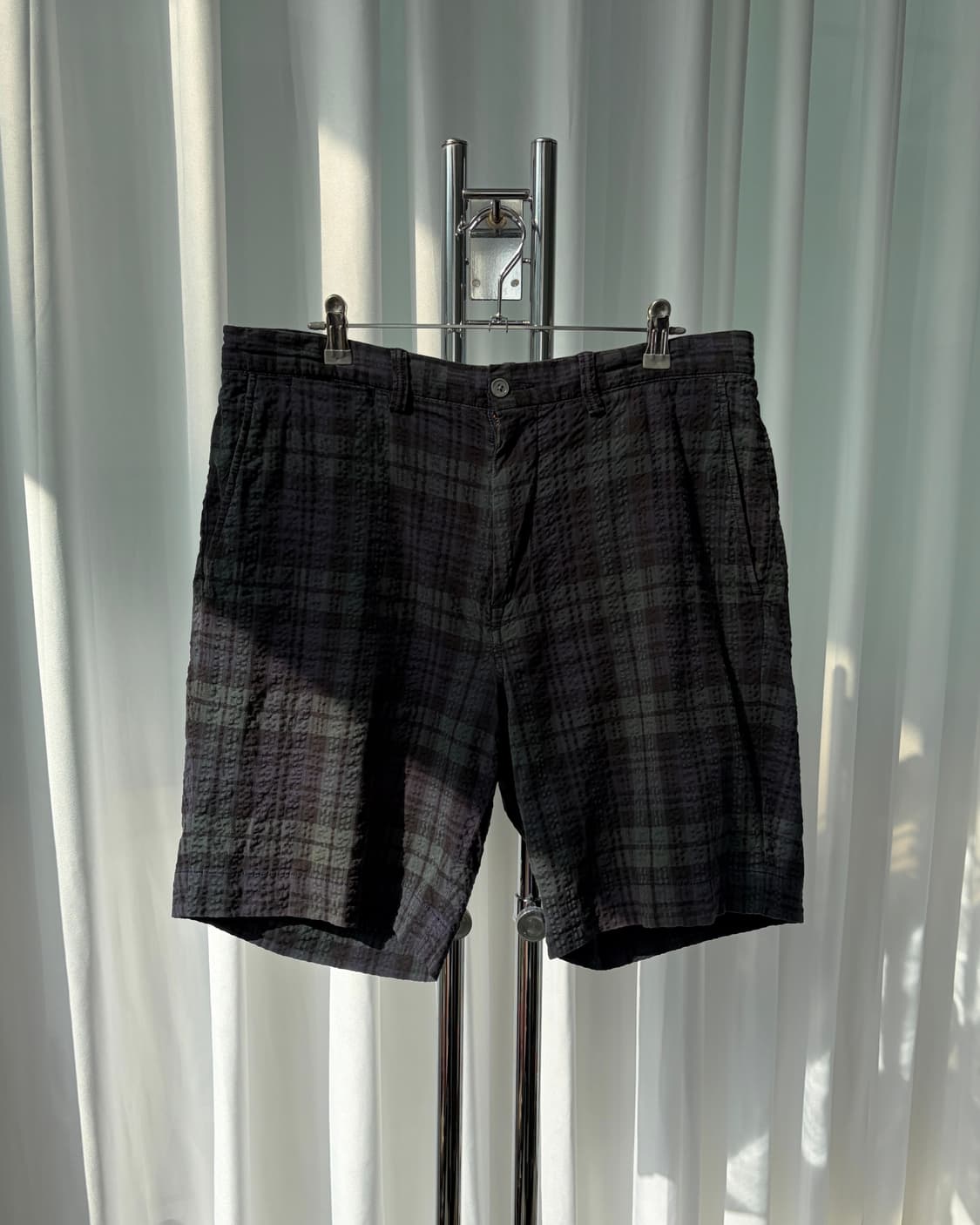 [34인치]폴로 랄프로렌 타탄체크 시어서커 하프 팬츠 상품이미지1