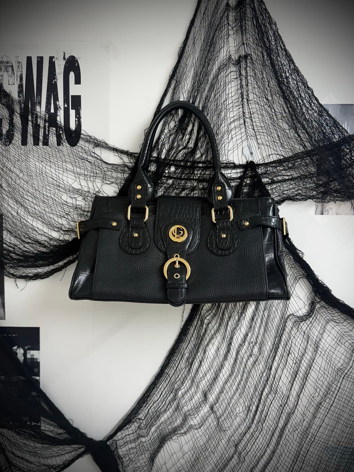 00s leather detailed bag 상품이미지4