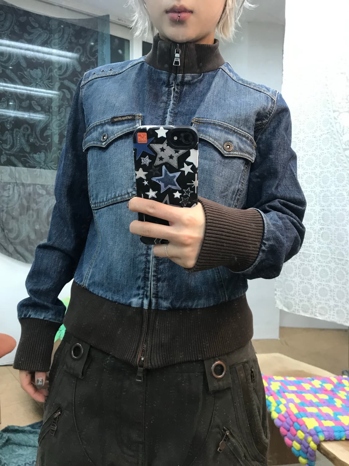 Shane jeans 투포켓 여성 데님 자켓  상품이미지2