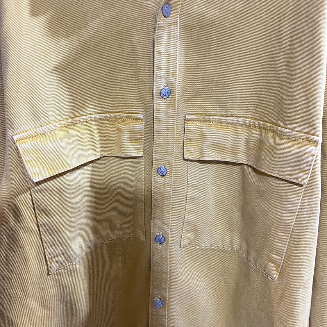 (XL) 자라 옐로우 데님 셔츠 자켓 상품이미지3